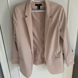H&M size 12 light pink blazer. Brand new.